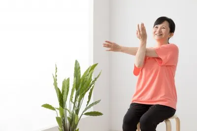 ストレスを発散する女性